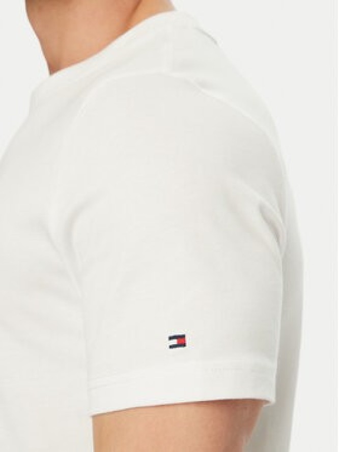 Tommy Hilfiger T-Shirt Logo Graphic MW0MW42389 Biały Regular Fit