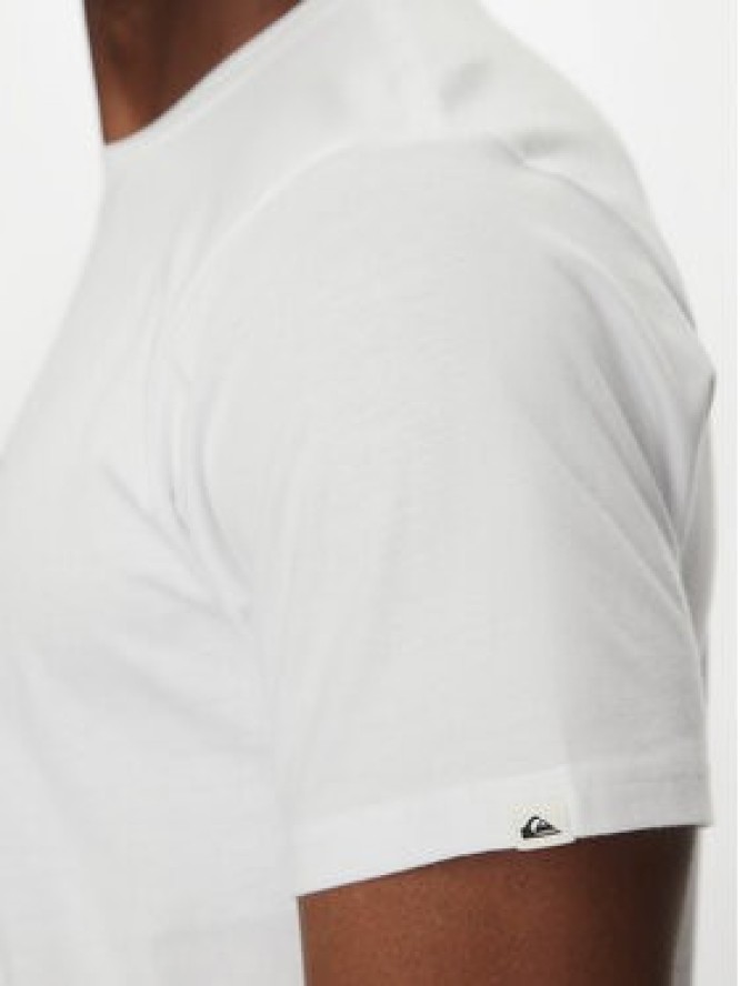 Quiksilver T-Shirt EQYZT08062 Biały Regular Fit