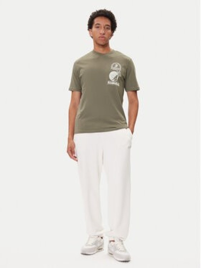 Napapijri T-Shirt S-Funes Ss NP0A88UA Khaki Regular Fit