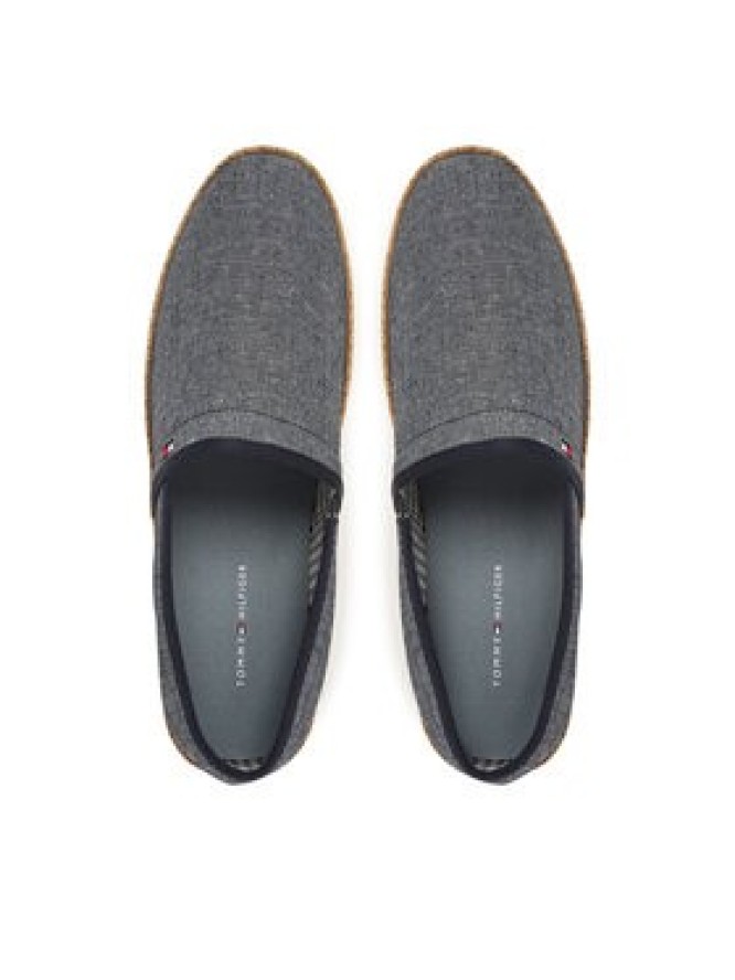 Tommy Hilfiger Espadryle Hilfiger Chambray Espadrille FM0FM05391 Niebieski