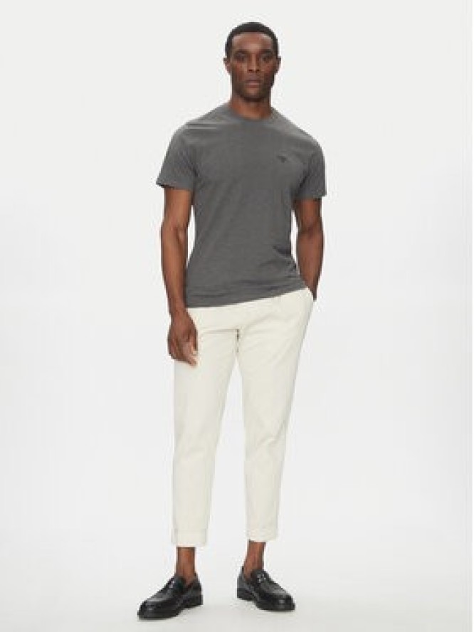 Barbour T-Shirt Essential Sports MTS0331GY73 Szary Tailored Fit