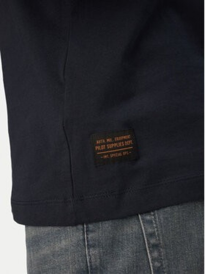 Aeronautica Militare T-Shirt 261TS2535UJ00641 Granatowy Regular Fit