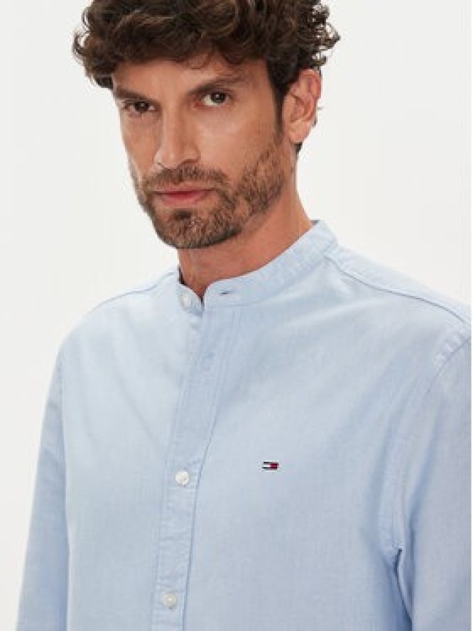 Tommy Jeans Koszula Essential DM0DM21690 Błękitny Regular Fit