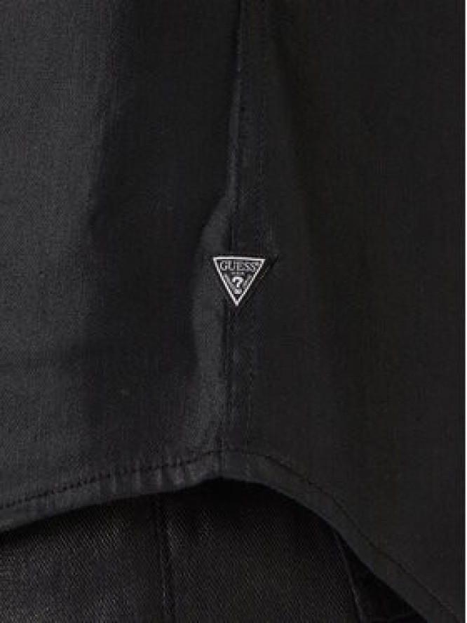 Guess Koszula jeansowa M6RH75 D6480 Czarny Regular Fit