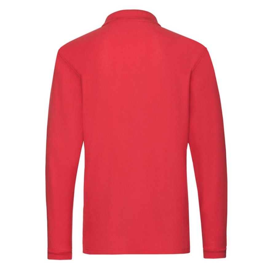 Męska Koszulka Polo Premium Z Długim Rękawem