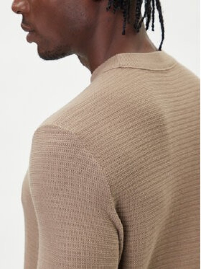 BOSS Sweter Anion_S 50527584 Beżowy Regular Fit