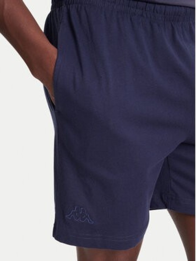 Kappa Szorty materiałowe Logo Korpo Cabas 303HZE0 Granatowy Regular Fit