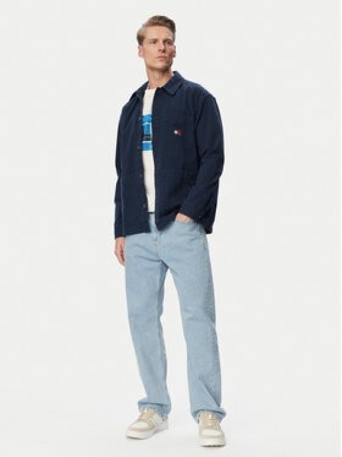 Tommy Jeans Kurtka jeansowa DM0DM20236 Granatowy Regular Fit