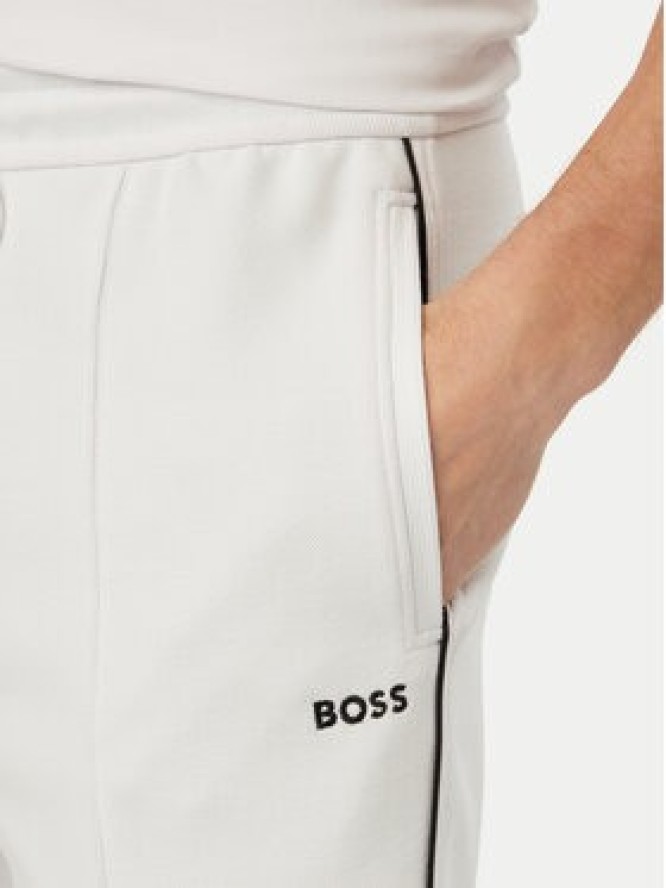 BOSS Szorty sportowe Join Headlo 50561776 Biały Regular Fit