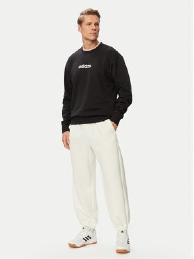 adidas Spodnie dresowe Soft Lux KF8574 Kremowy Regular Fit