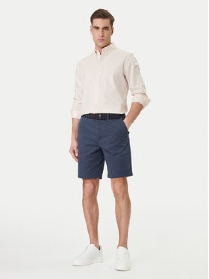 Calvin Klein Jeans Szorty materiałowe LV04RF617G Granatowy Regular Fit