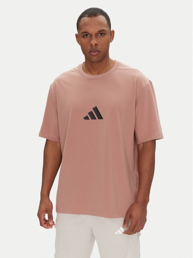 adidas T-Shirt Z.N.E. JC5480 Różowy Loose Fit