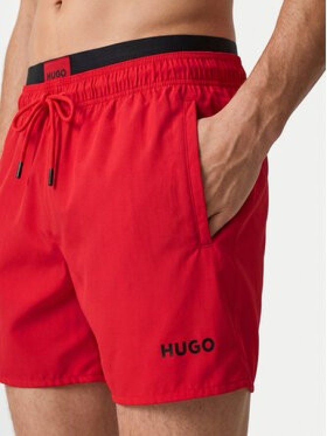 HUGO Szorty kąpielowe Galaxy 50561128 Czerwony Regular Fit