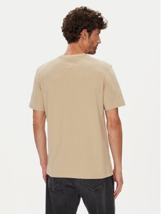 Tommy Hilfiger T-Shirt Ess Seasonal MW0MW39995 Beżowy Regular Fit