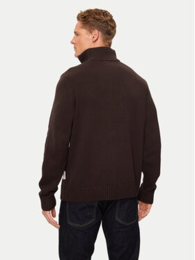 Jack & Jones Sweter Frederiksberg 12262055 Brązowy Loose Fit