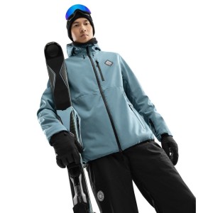 Męska kurtka snowboardowa Sporty zimowe Siroko W2 Beluga