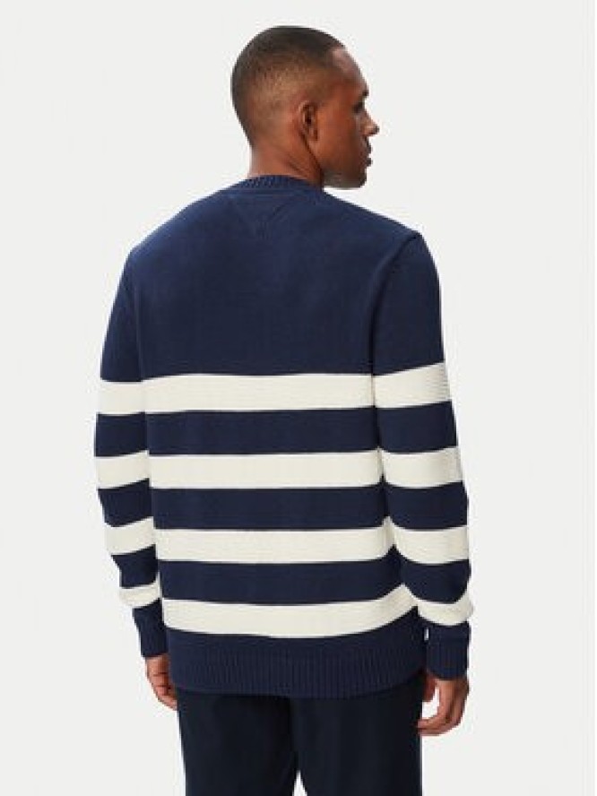 Tommy Hilfiger Sweter Breton MW0MW43502 Granatowy Regular Fit