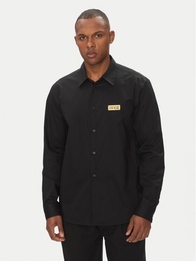 Versace Jeans Couture Koszula 78GALYR1 Czarny Slim Fit