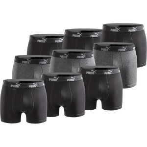 Bokserki majtki męskie Puma Boxershorts 9-pak bawełniane
