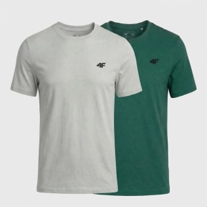 KOSZULKA MĘSKA LIMITOWANA 4F T-SHIRT KOMPLET ZESTAW 2 SZTUKI XL M3948 SS26