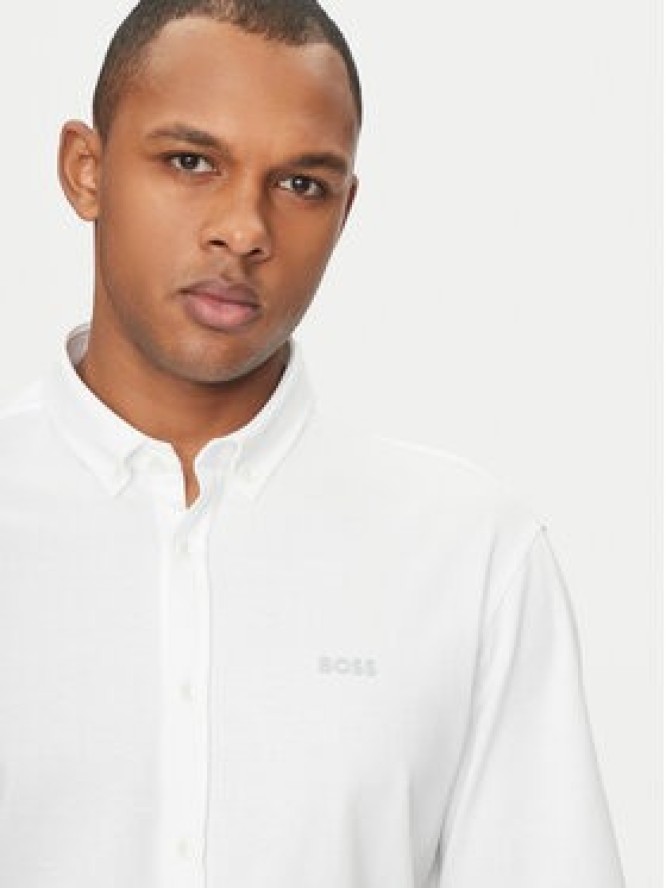 BOSS Koszula 50533163 Biały Regular Fit