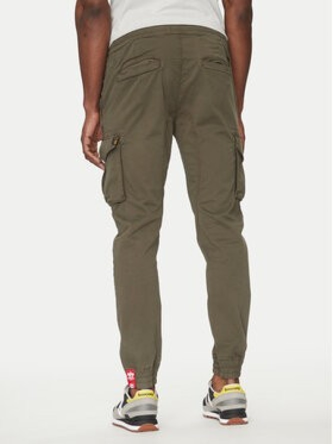 Alpha Industries Joggery Twill 116202 Zielony Regular Fit