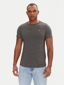 Tommy Jeans T-Shirt Jaspe DM0DM09586 Szary Slim Fit
