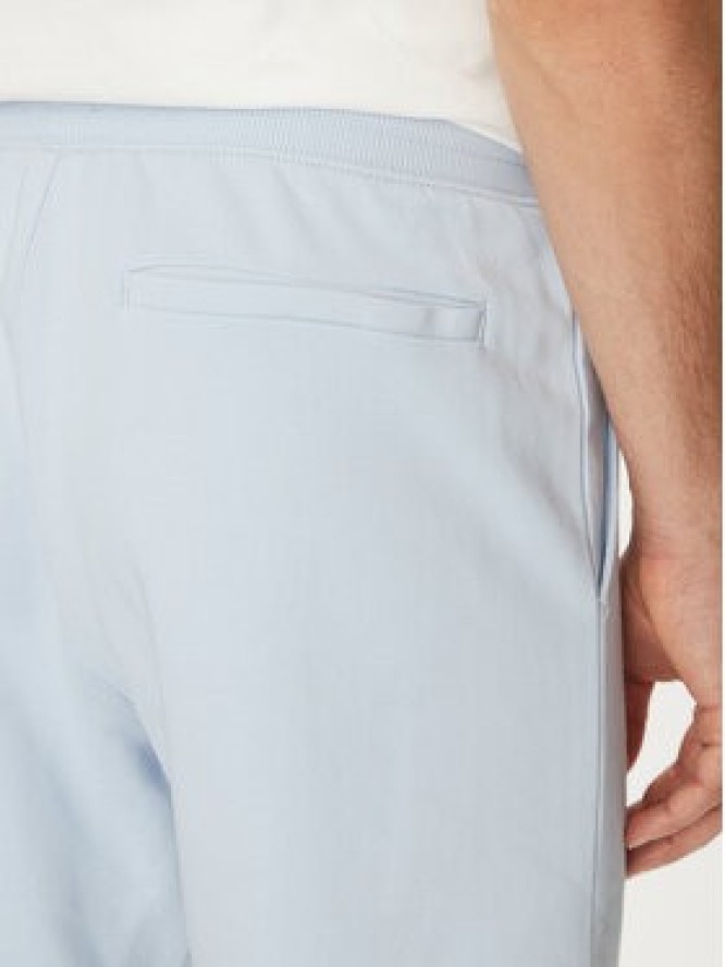 Tommy Hilfiger Szorty materiałowe Essential Terry Sweatshort MW0MW37240 Błękitny Regular Fit
