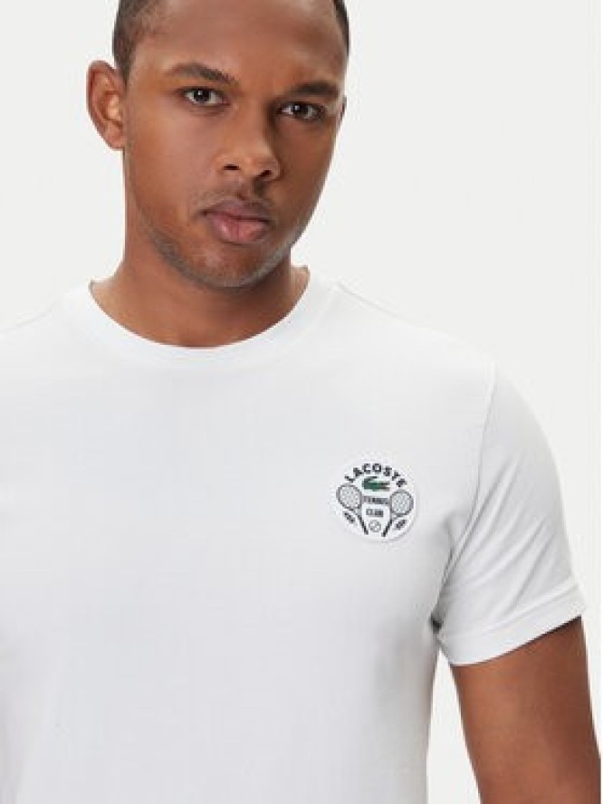 Lacoste T-Shirt TH7712 Biały Regular Fit