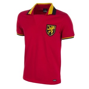 Belgia 1960's - Koszulka piłkarska retro - Czerwona – COPA Football