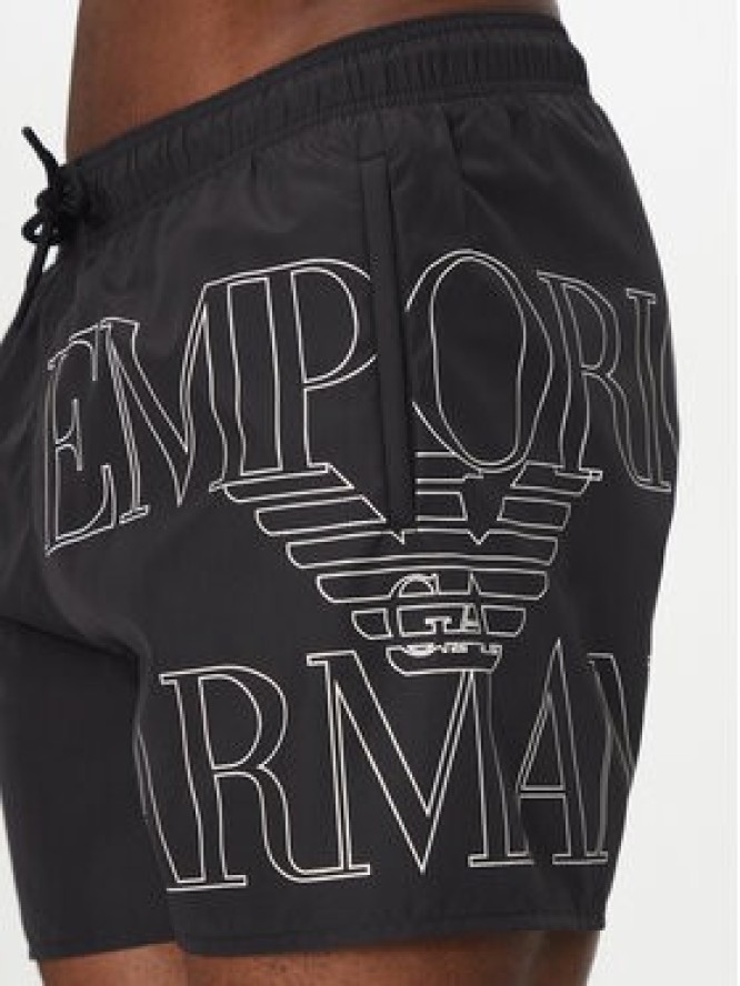 Emporio Armani Underwear Szorty kąpielowe EM000583 AF12326 UC001 Czarny Regular Fit
