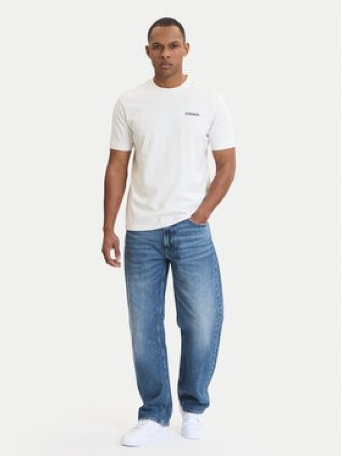 Napapijri T-Shirt S-Flint NP0A4FZZ Écru Regular Fit
