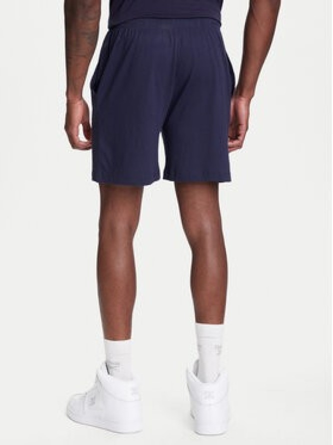 Kappa Szorty materiałowe Logo Korpo Cabas 303HZE0 Granatowy Regular Fit