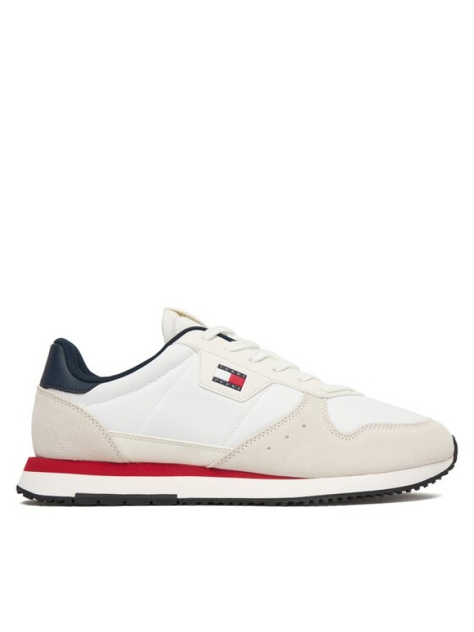 Tommy Jeans Sneakersy Tjm Eva Runner Leather EM0EM01649 Biały