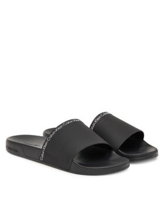 Calvin Klein Klapki Ess Slide Institutional Cv HM0HM02108 Czarny
