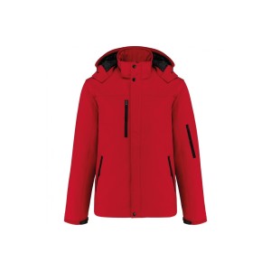 Kurtka softshell z kapturem, ocieplana Kariban