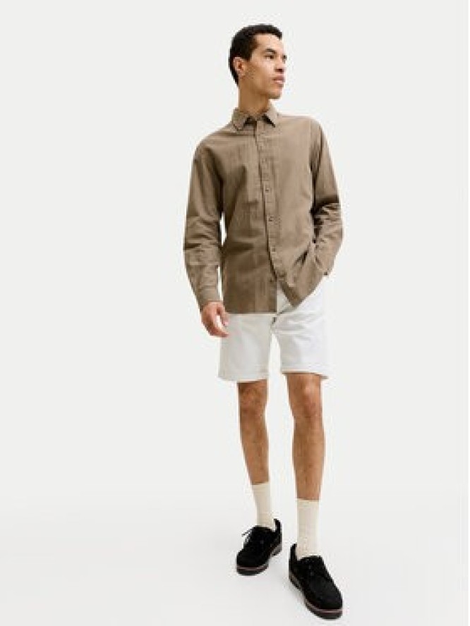 Jack & Jones Szorty jeansowe Rick 12294338 Biały Regular Fit
