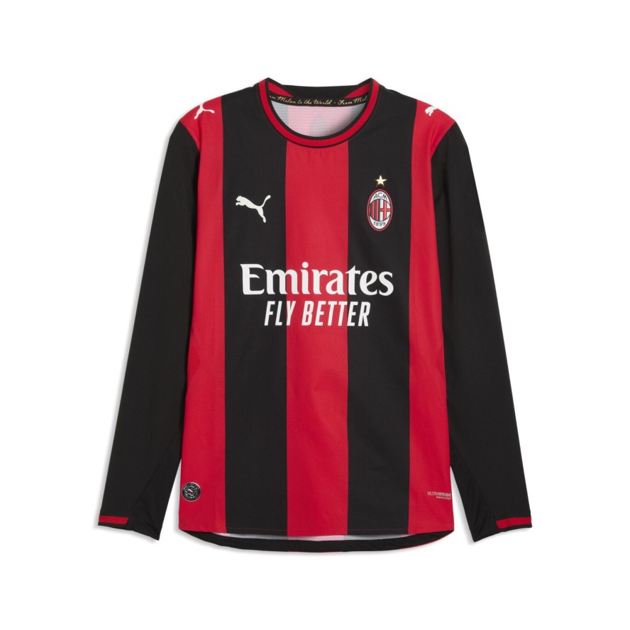 Męska autentyczna koszulka domowa z długim rękawem AC Milan 26/27 PUMA