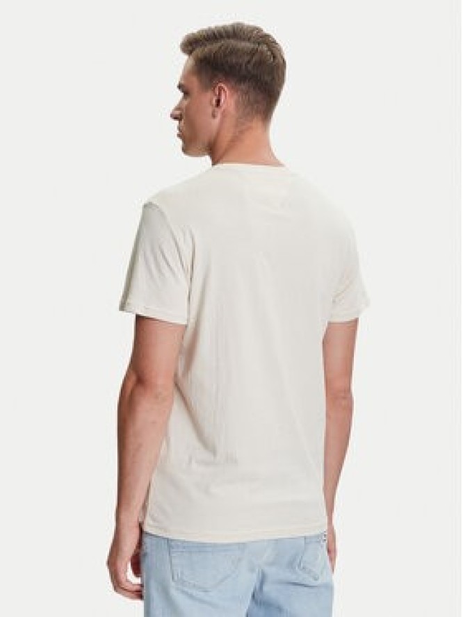 Tommy Jeans T-Shirt Essential DM0DM20740 Beżowy Slim Fit