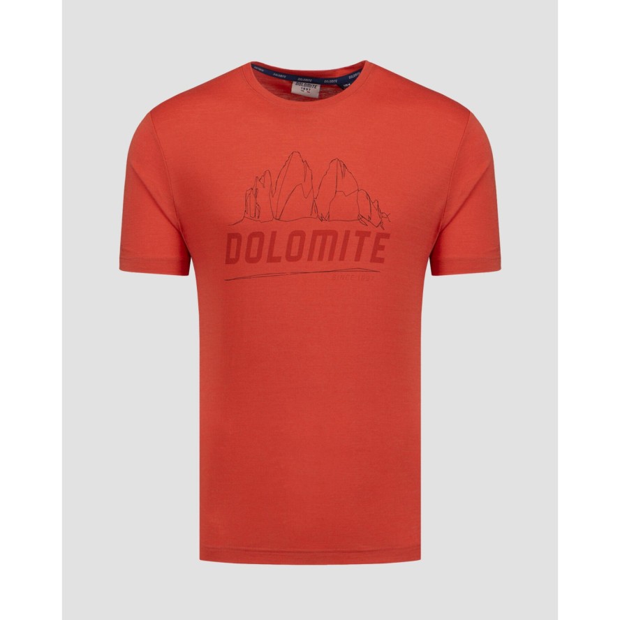 T-shirt męski Dolomite Cristallo Merino SS