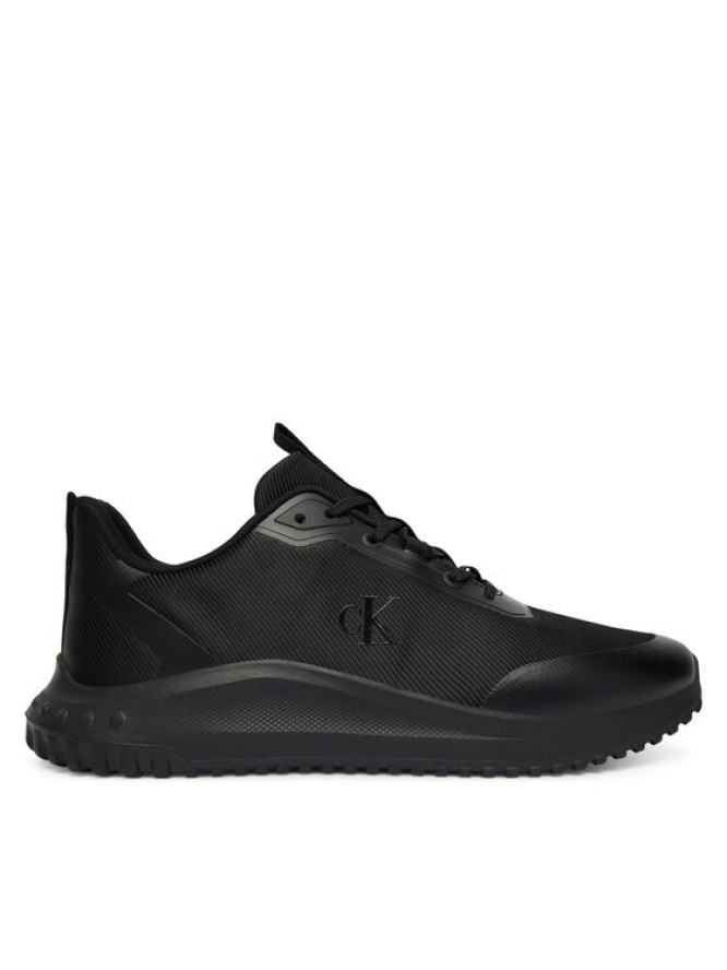 Calvin Klein Sneakersy Eva Runner Lace Up Mat Mix YM0YM01442 Czarny