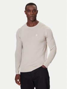 KARL LAGERFELD Sweter 655000 554399 Beżowy Slim Fit