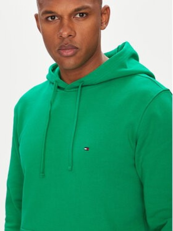 Tommy Hilfiger Bluza Essential MW0MW37235 Zielony Regular Fit