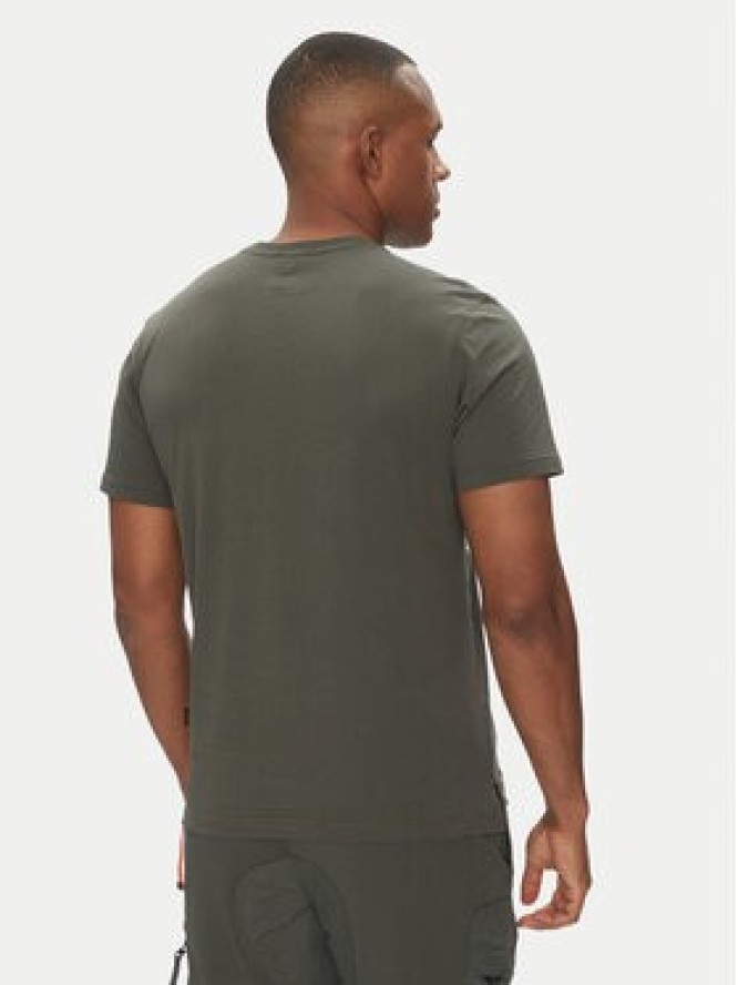 Parajumpers T-Shirt Mojave 25SMPMTSRE07 Zielony Regular Fit