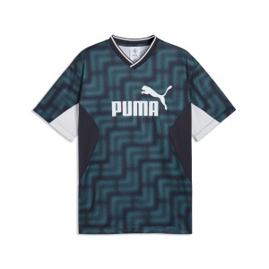 Męska luźna koszulka piłkarska Essentials z blokami kolorów PUMA