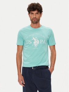 U.S. Polo Assn. T-Shirt MUP4203 Niebieski Regular Fit
