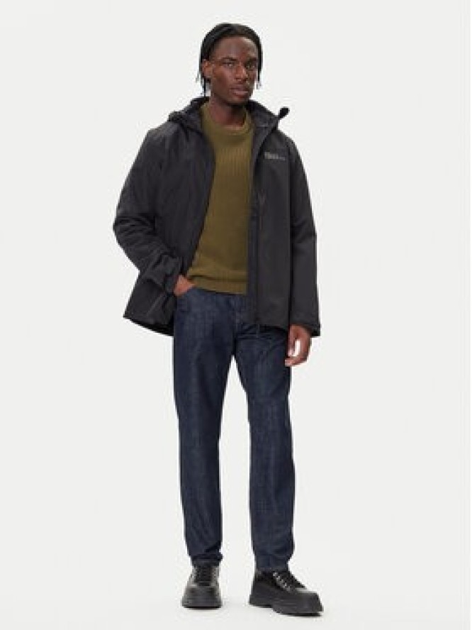 Jack Wolfskin Kurtka outdoor Taubenberg 3in1 1115311 Czarny Regular Fit