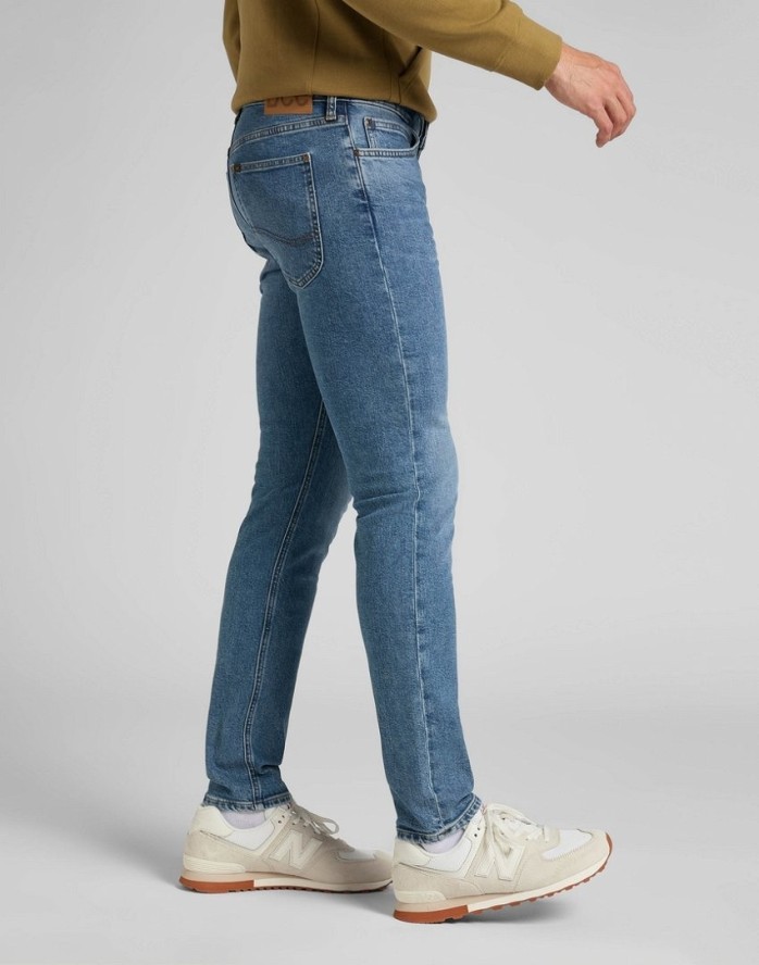 LEE MALONE MĘSKIE SPODNIE JEANSOWE SMOKEY INDIGO L736BKDG 112322022