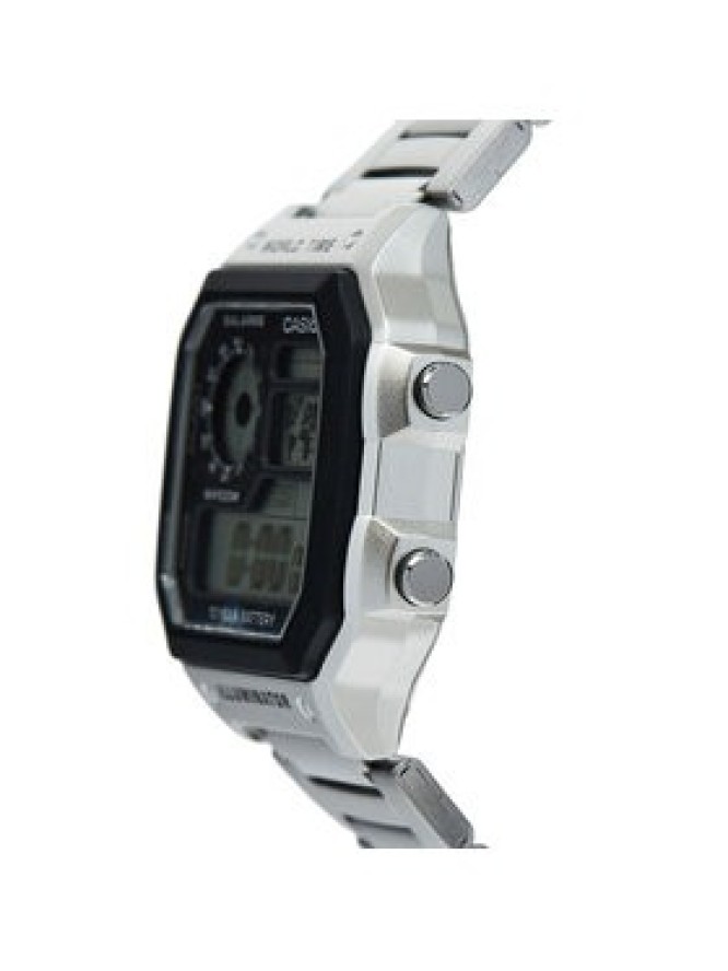 Casio Zegarek AE-1200WHD-1AVEF Srebrny