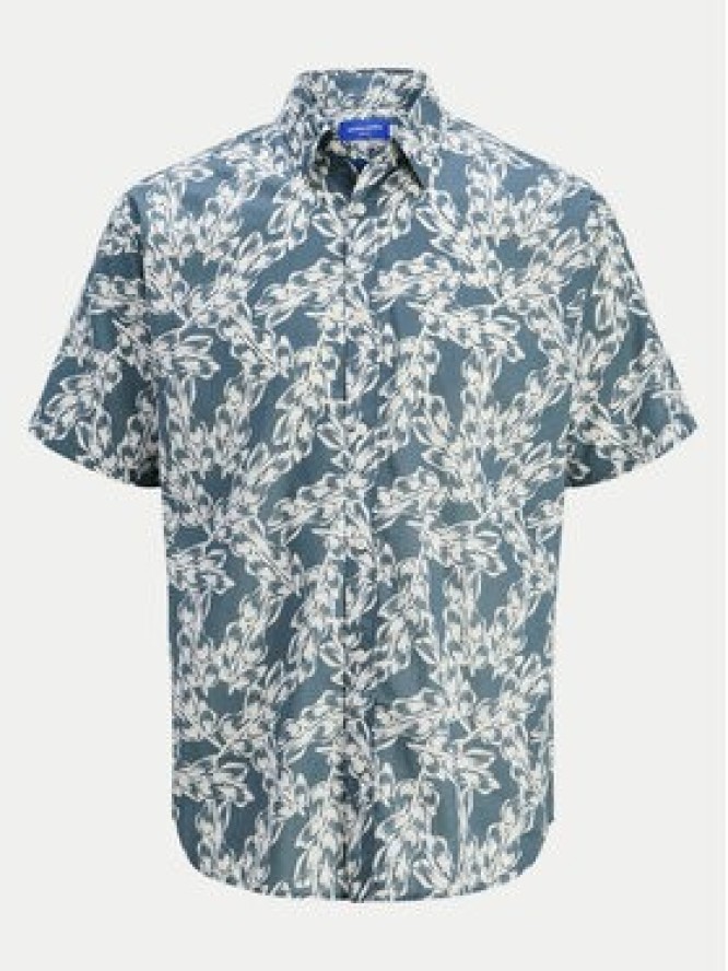 Jack & Jones Koszula Joshua 12271089 Niebieski Wide Fit